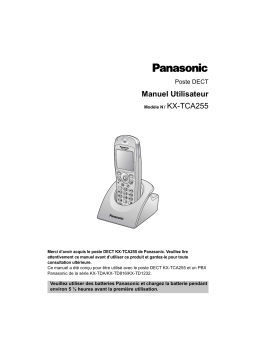 Panasonic KXTCA255CE Operating instrustions