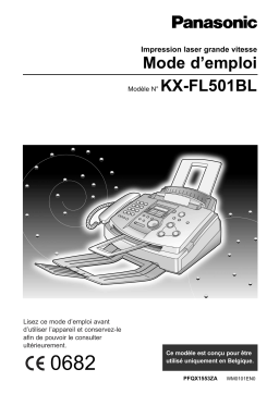 Panasonic KXFL501BL Operating instrustions