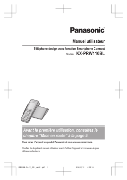 Panasonic KXPRW110BL Operating instrustions