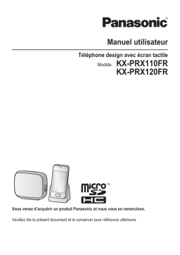 Panasonic KXPRX110FR Operating instrustions