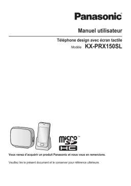 Panasonic KXPRX150SLB Operating instrustions