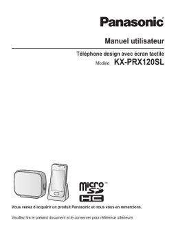 Panasonic KXPRX120SL Operating instrustions