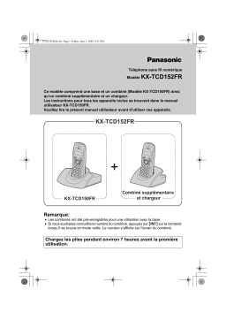 Panasonic KXTCD152FR Operating instrustions