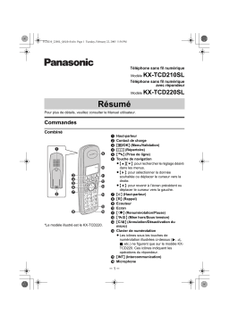 Panasonic KXTCD210SL Operating instrustions