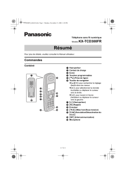 Panasonic KXTCD300 Operating instrustions