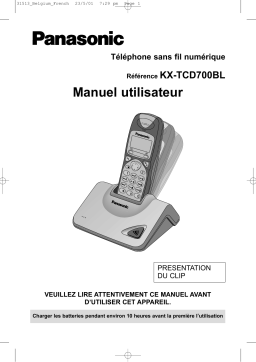 Panasonic KXTCD700 Operating instrustions