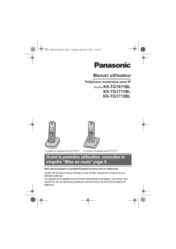 Panasonic KXTG1713BL Operating instrustions