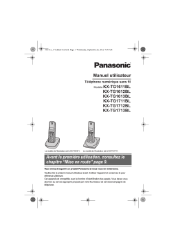 Panasonic KXTG1613BL Operating instrustions