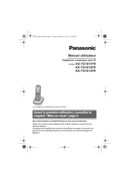 Panasonic KXTG1613FR Operating instrustions