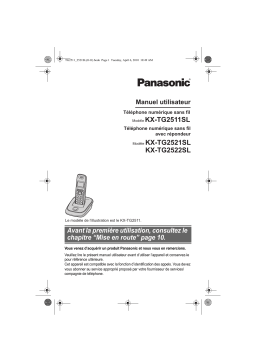 Panasonic KXTG2511SL Operating instrustions