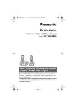 Panasonic KXTG5522BL Operating instrustions