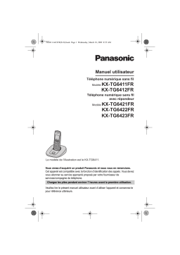 Panasonic KXTG6421FR Operating instrustions