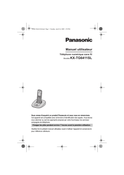 Panasonic KXTG6411SL Operating instrustions