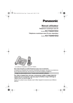 Panasonic KXTG6451EX2 Operating instrustions