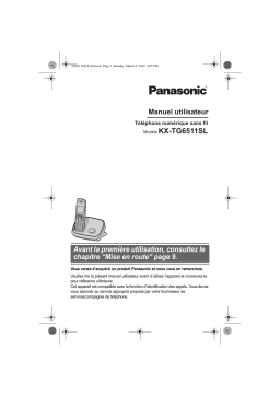 Panasonic KXTG6511SL Operating instrustions