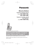 Panasonic KXTG6712SL Operating instrustions