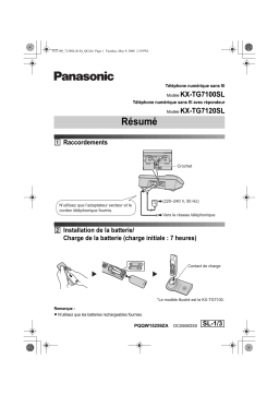 Panasonic KXTG7100SL Operating instrustions