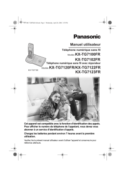 Panasonic KXTG7102FR Operating instrustions