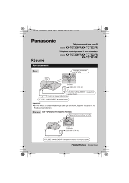 Panasonic KXTG7220FR Operating instrustions