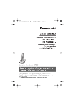 Panasonic KXTG8052SL Operating instrustions