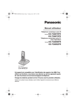 Panasonic KXTG8090FR Operating instrustions