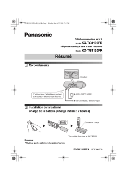 Panasonic KXTG8100FR Operating instrustions