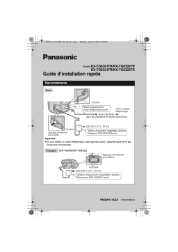 Panasonic KXTG8302FR Operating instrustions