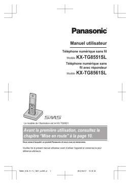 Panasonic KXTG8561SL Operating instrustions