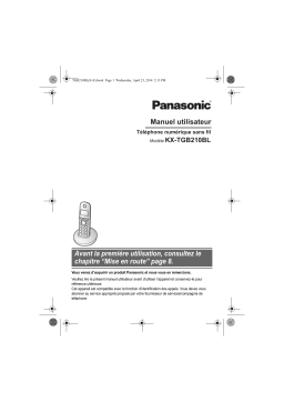 Panasonic KXTGB210BL Operating instrustions