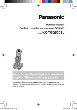 Panasonic KXTGQ500SL Operating instrustions