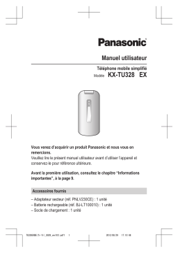 Panasonic KXTU328EXBE Operating instrustions