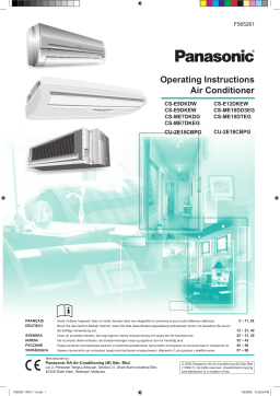 Panasonic CSME10DTEG Operating instrustions