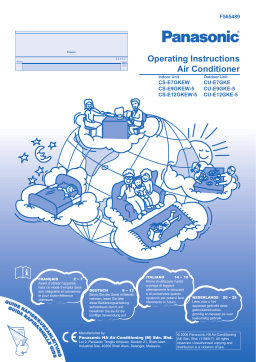 Panasonic CSE12GKEW5 Operating instrustions