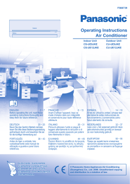 Panasonic CSUE12JKE Operating instrustions