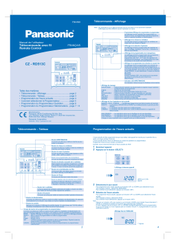 Panasonic CZRD513C Operating instrustions