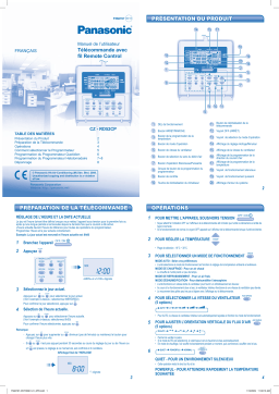 Panasonic CZRD52CP Operating instrustions