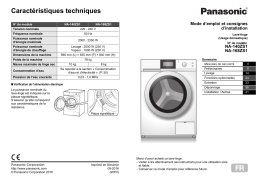 Panasonic NA140ZS1 Operating instrustions