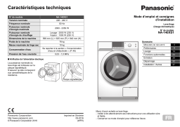 Panasonic NA140XS1 Operating instrustions