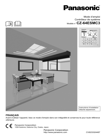 Mode d'emploi | Panasonic CZ64ESMC3 Operating instrustions | Fixfr