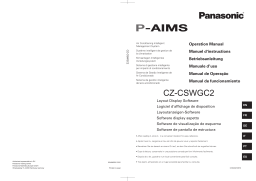 Panasonic CZCSWGC2 Operating instrustions