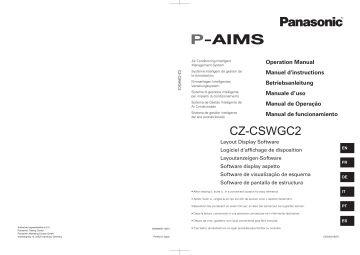 Mode d'emploi | Panasonic CZCSWGC2 Operating instrustions | Fixfr