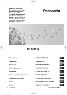 Panasonic CZESWC2 Operating instrustions