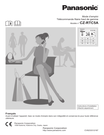 Mode d'emploi | Panasonic CZRTC5A Operating instrustions | Fixfr