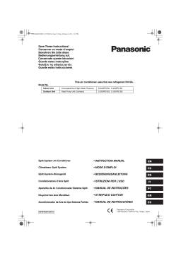 Panasonic S250PE1E8 Operating instrustions