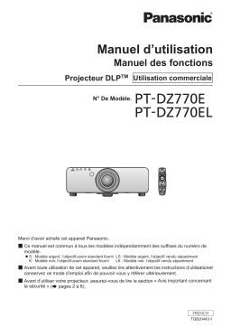 Panasonic PTDZ770E Operating instrustions