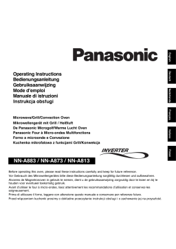 Panasonic NNA873 Operating instrustions