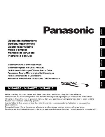 NNA873SBEPG | Mode d'emploi | Panasonic NNA873 Operating instrustions | Fixfr