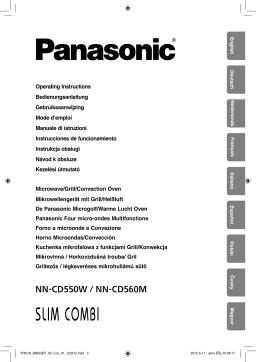 Panasonic NNCD550W Operating instrustions