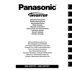 Panasonic NNCD757WEPG Operating instrustions