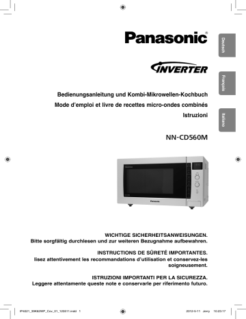 Mode d'emploi | Panasonic NNCD560M Operating instrustions | Fixfr